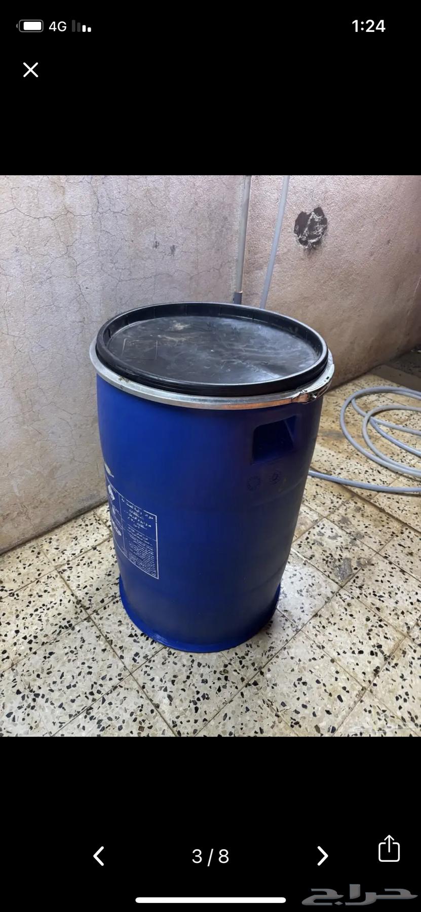 محتاج براميل بلاستيك للبيع64476212148481110