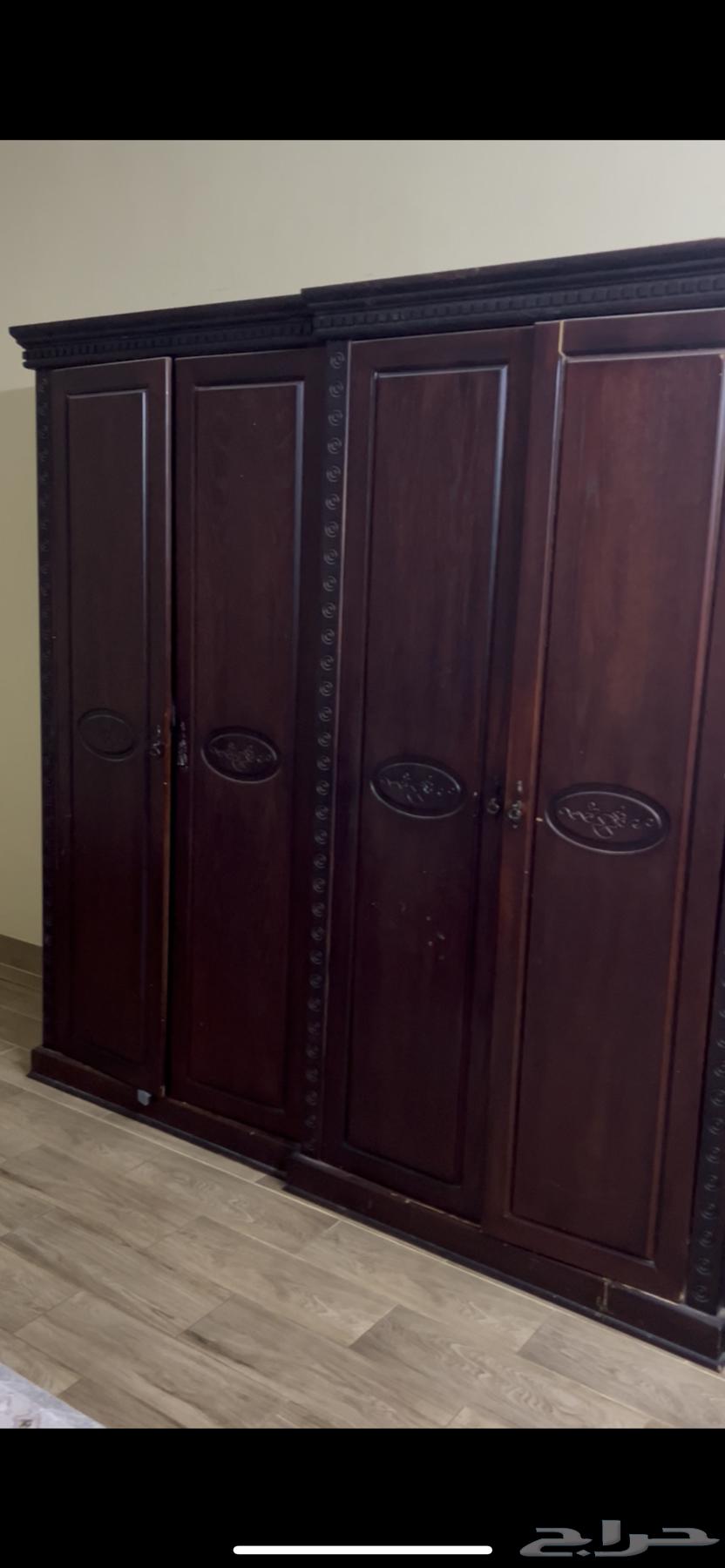 دولاب مع سرير للبيع مستخدم64478430191361111