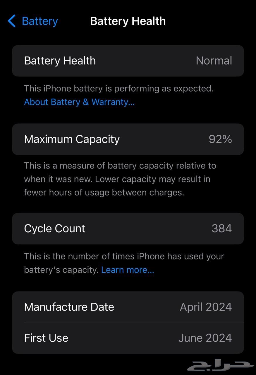 آيفون 15 برو ماكس استخدام حشمه مافيه اي عيوب ولا خدوش 3 40064474204146819111