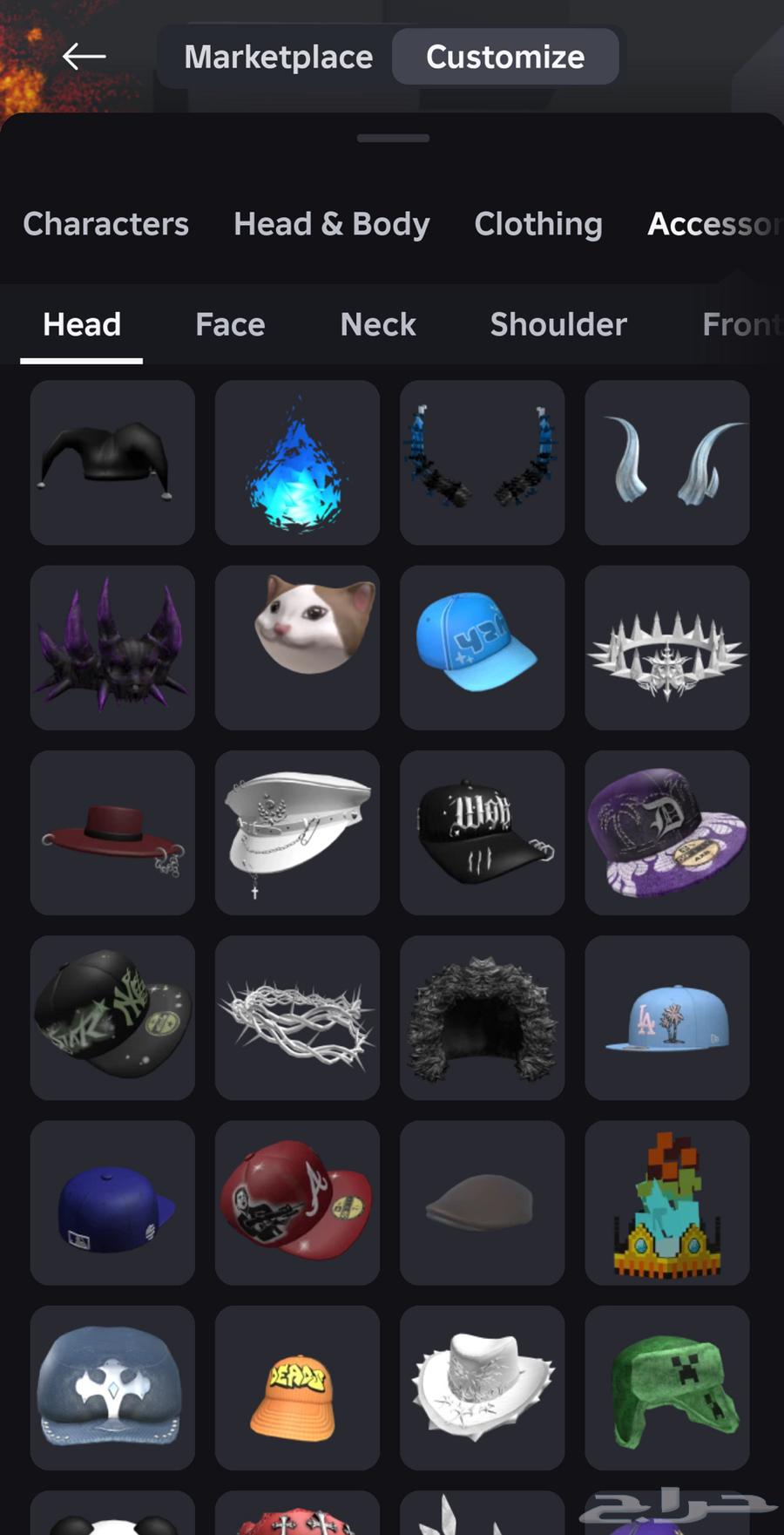 حساب روبلوكس شبة رباعي و اغراض قوية64478690819074112