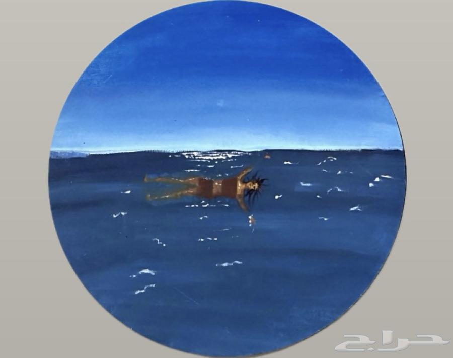 لوحه زيتيه دائريه للبيع64474075753474111