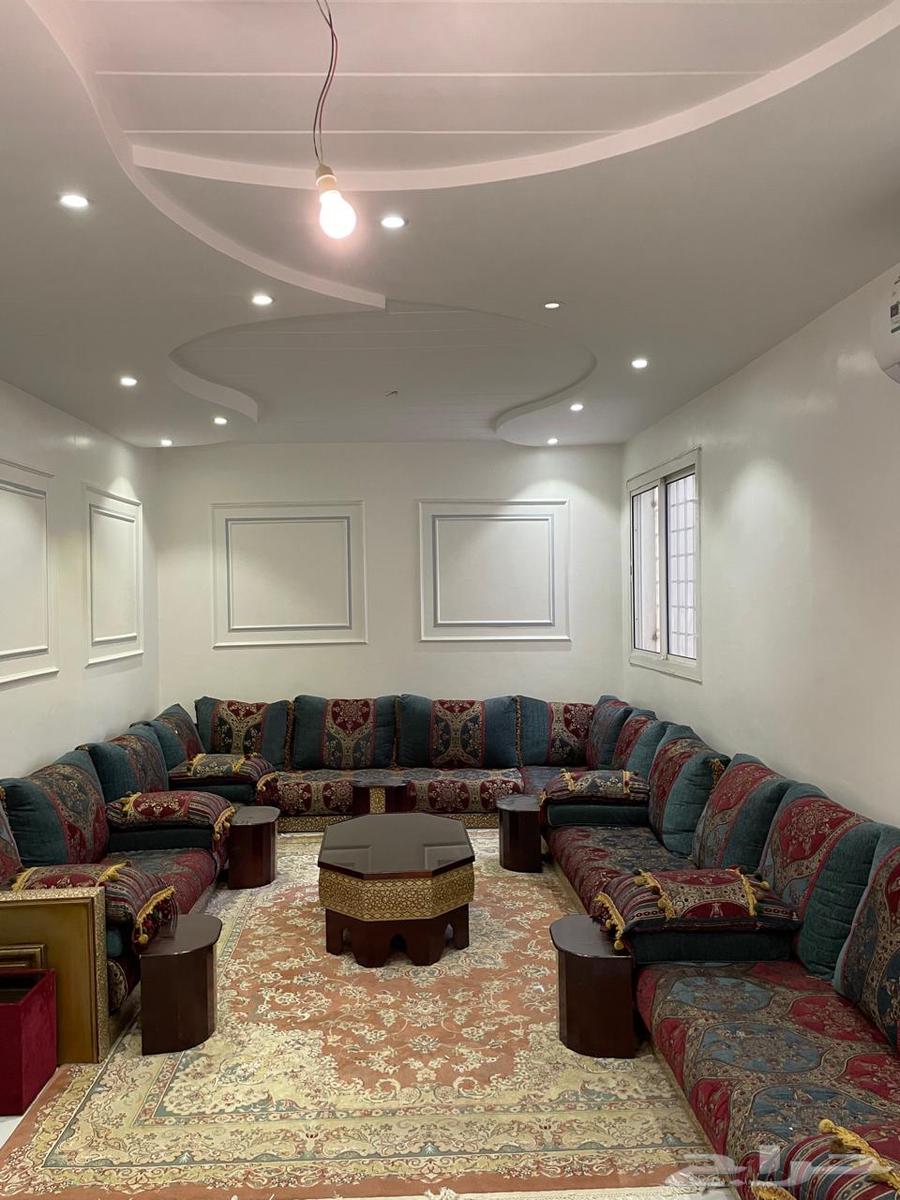 جلسه مغربي اصلي خالي من العيوب شبه جديد زاويتين طاوله دولاب64479037164034113