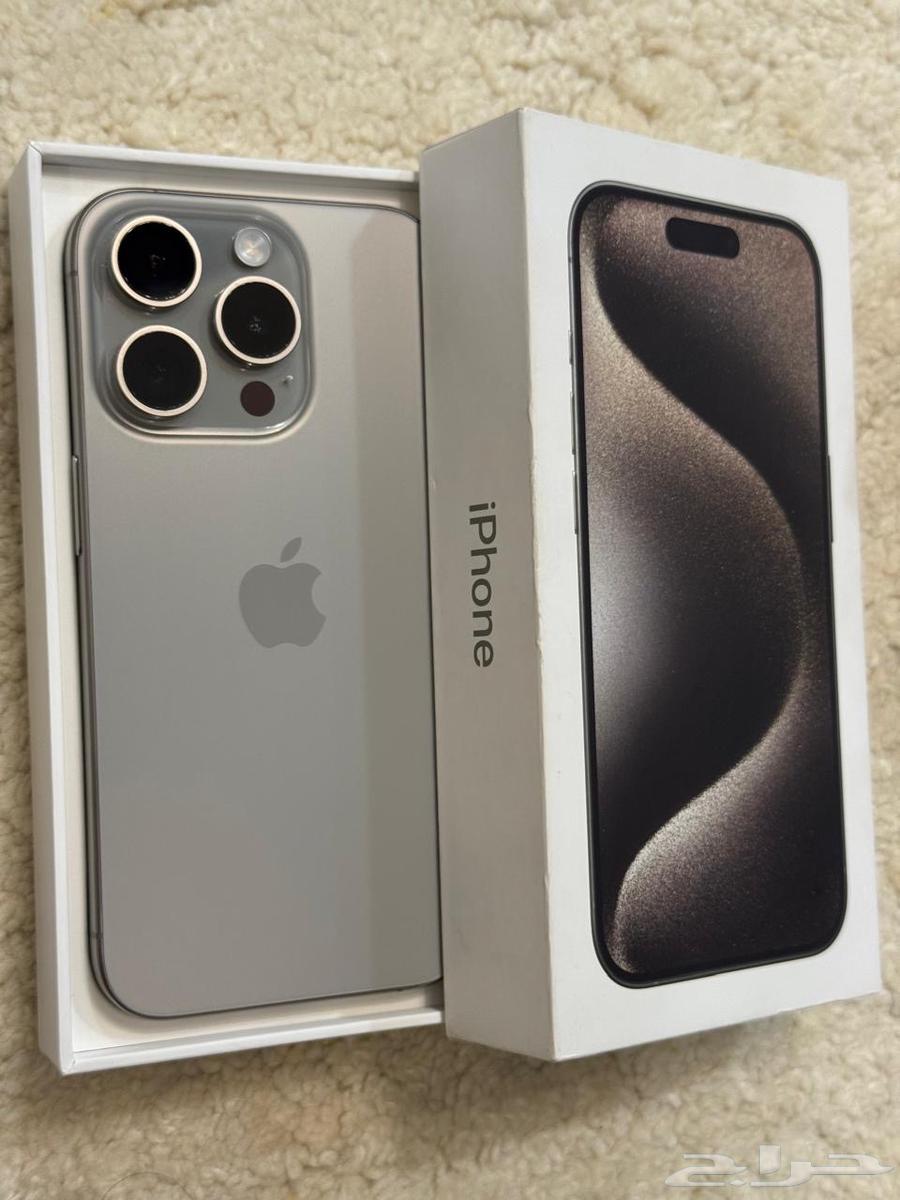 ايفون 15 برو   سماعة Air pods pro   كفر تيتانيوم من iphone64473120951683113