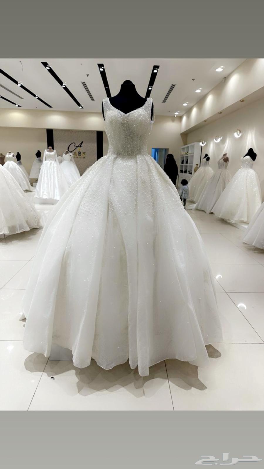 فستان زفاف استعمال مره واحده64486136585731110