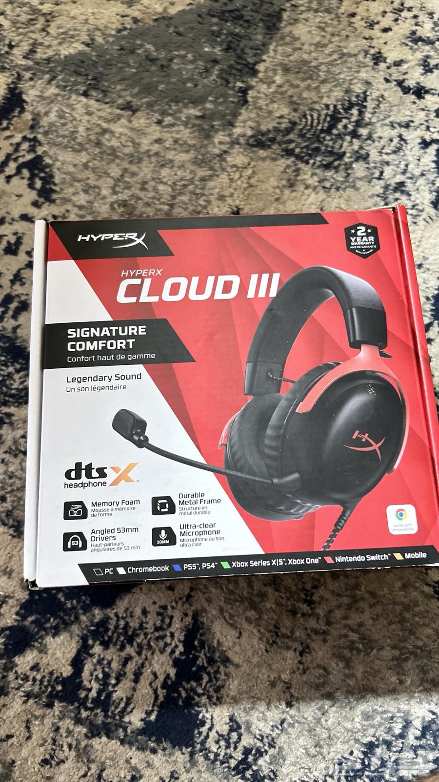 سماعه هايبر اكس كلاود 3 نظيفه64482200200193110