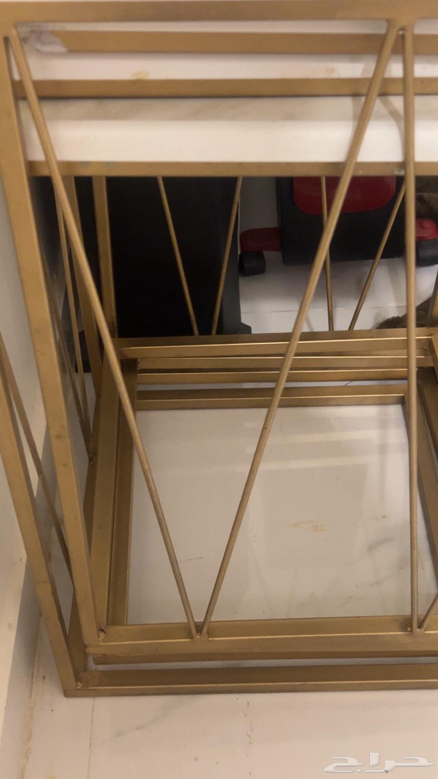 طاولة قهوه ذهبية64478995114497113