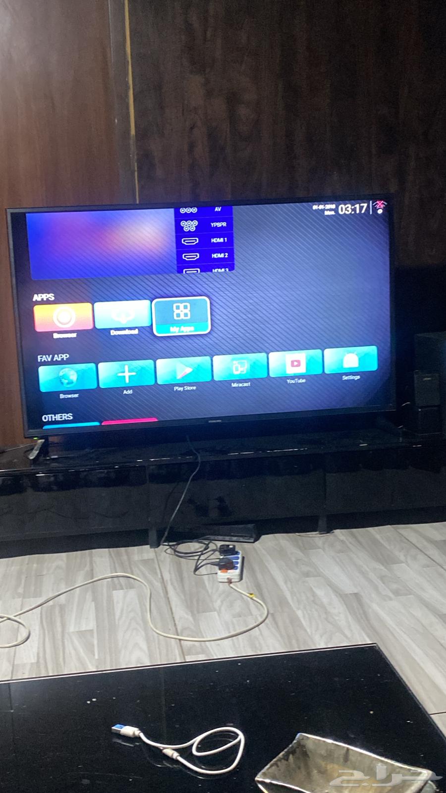 تلفزيون سمارت 55 بوصة ماركة نيكاي 4k بحالة ممتازة للبيع64484102849409112