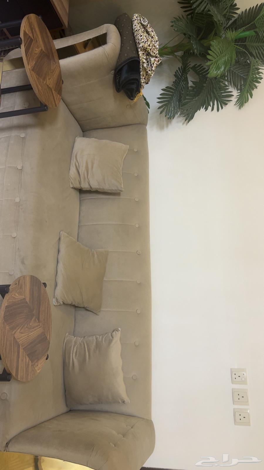 كنب خمس قطع لون ترابي64482918940673112