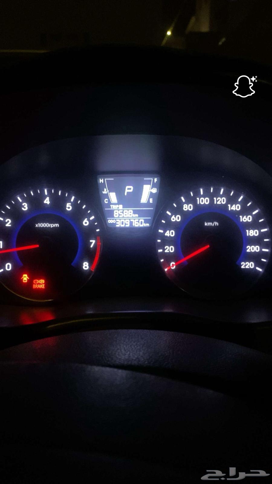 هيونداي اكسنت 2013 الممشى 309760 قابل للزياده نص فل64655557507971110