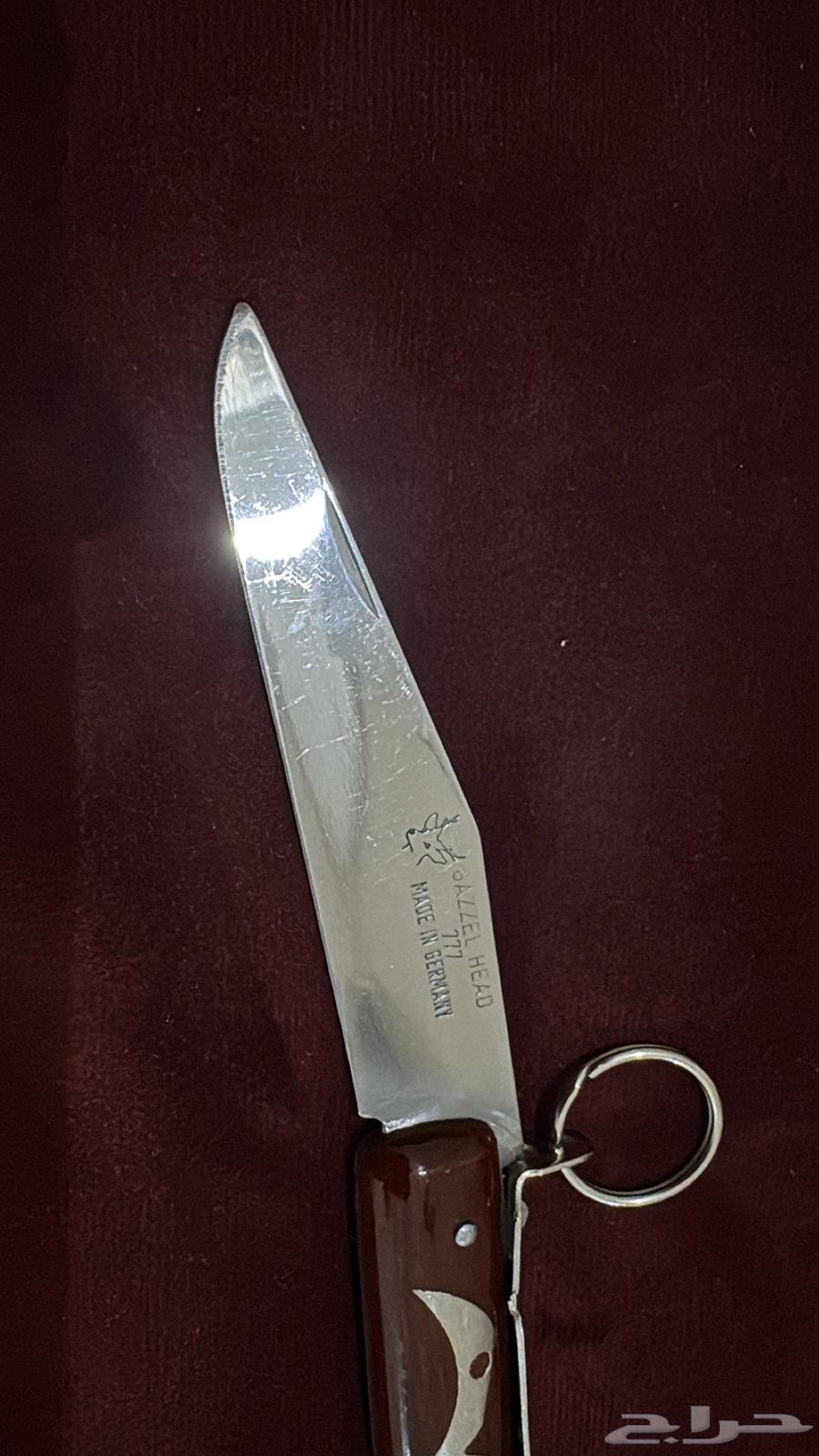 سكين اوكابي الماني راس الغزال 77764478953526145111