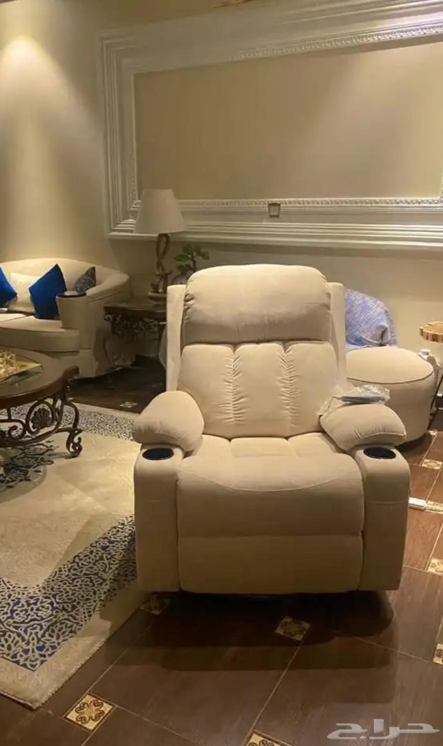كرسي راحة مخمل كرسي راحه جلد كرسي استرخاء كرسي مساج كنب64479930965251113