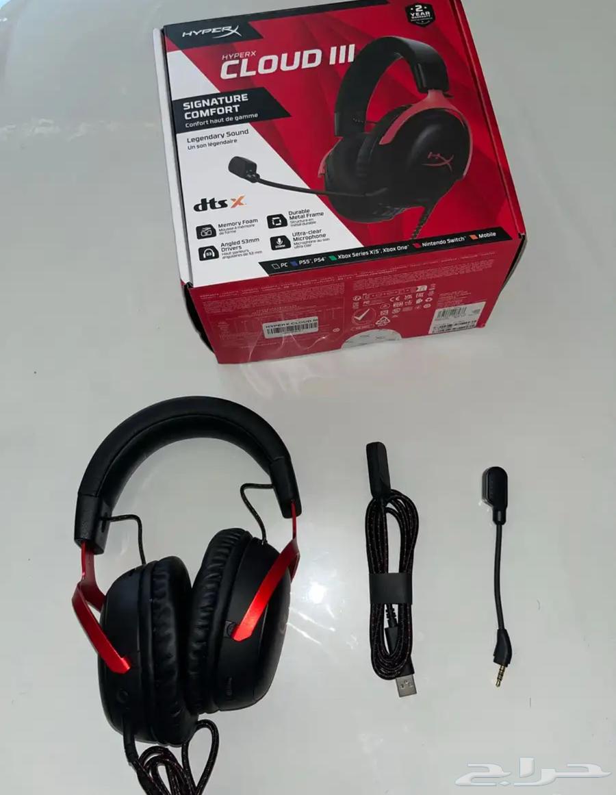 سماعة هايبر اكس كلاود 3 جديده64479930917121111