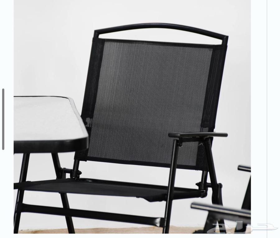 كراسي وطاولات خارجيه زجاج طقمين64480414095617111