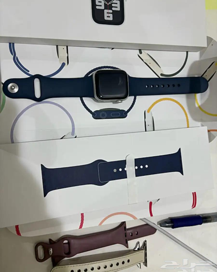 ساعة ابل الجيل الثاني اس اي SE مقاس 40 لون فضي GPS64479729478915112