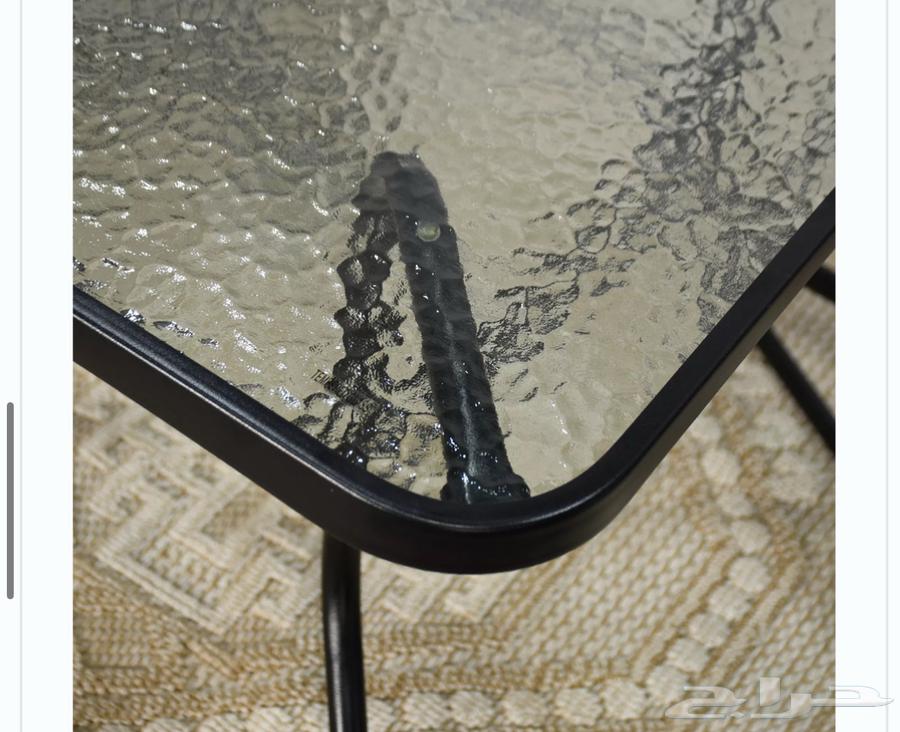 كراسي وطاولات خارجيه زجاج طقمين64480414095617110