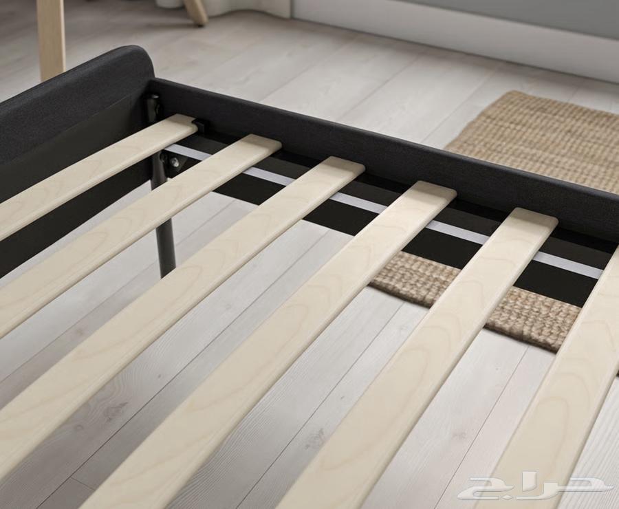 سرير جديد نظيف لونه رمادي64479119972994111
