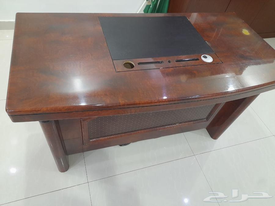 مكتب صغير وكراسي بوفية جلد64481060068226110