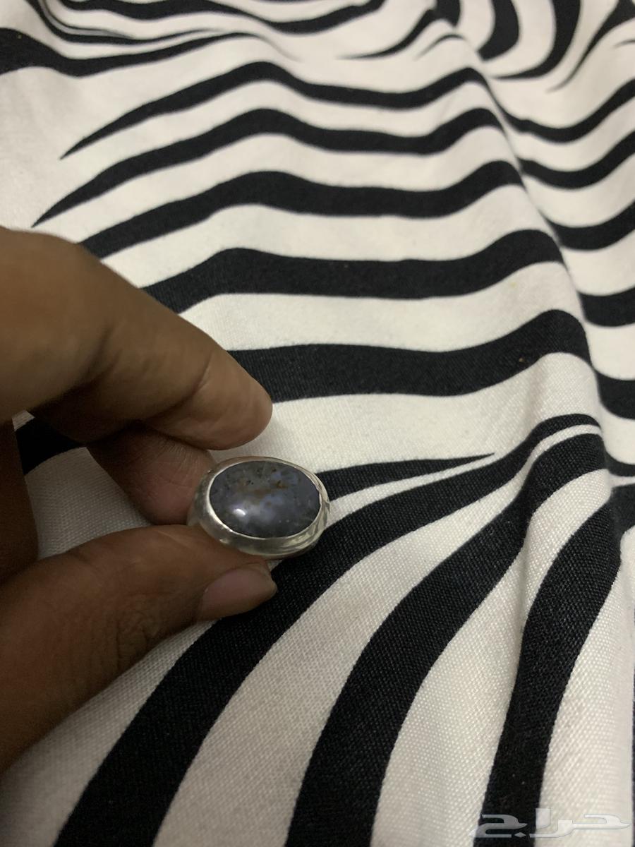 خاتم فضة100 100مكتوب عليه كلام فارسي مع ختم الفضه حجر اصلي64484995614339113