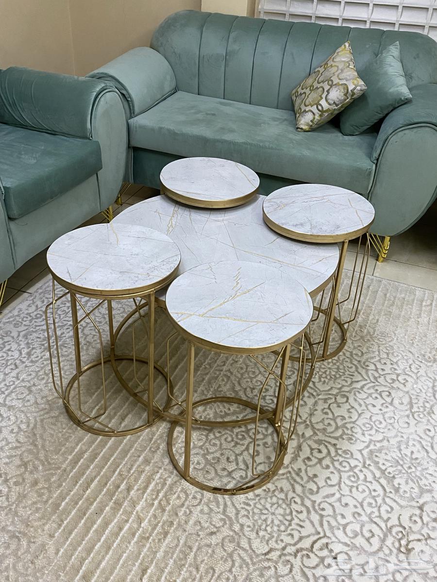 5 piece sofa set and cover with 5 tables, clean used, no defects or damages64485365548547113