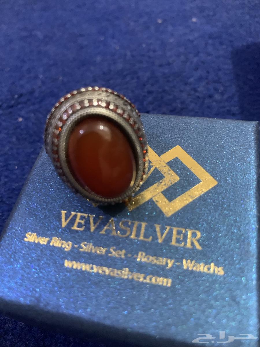 خاتم عقيق اصلي جديد64486081794562110