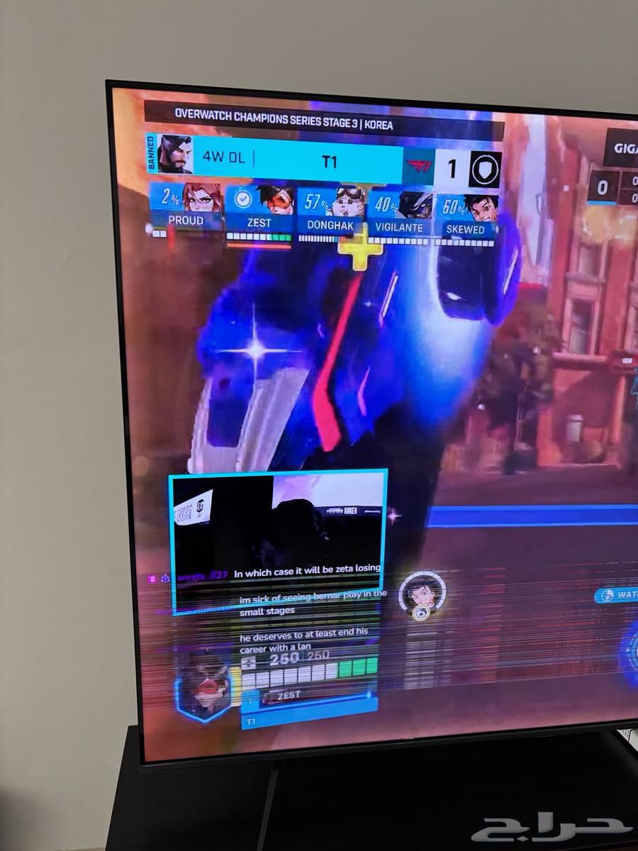 TCL TV with broken screen, 85 inches64482186513921112