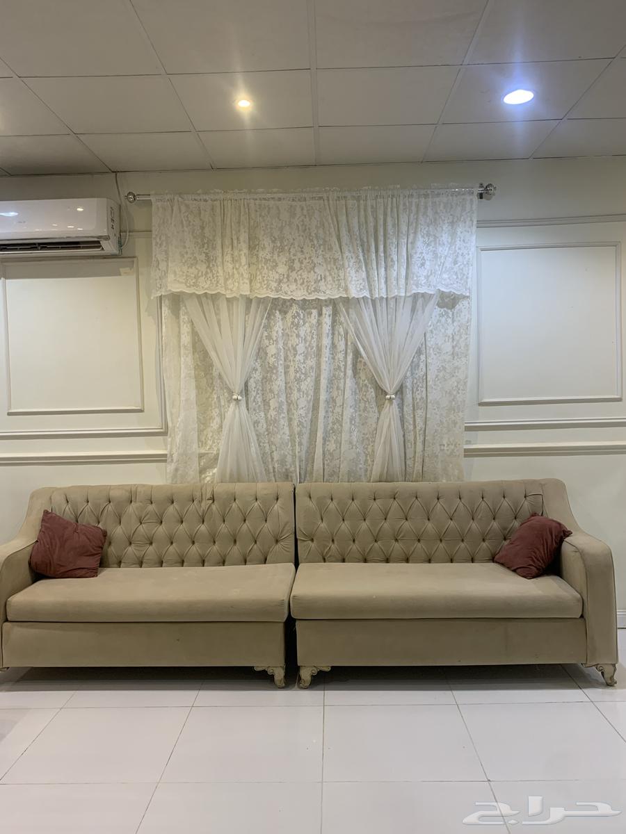 Luxurious large sofa with curtain, excellent condition (negotiable)64481695644801113