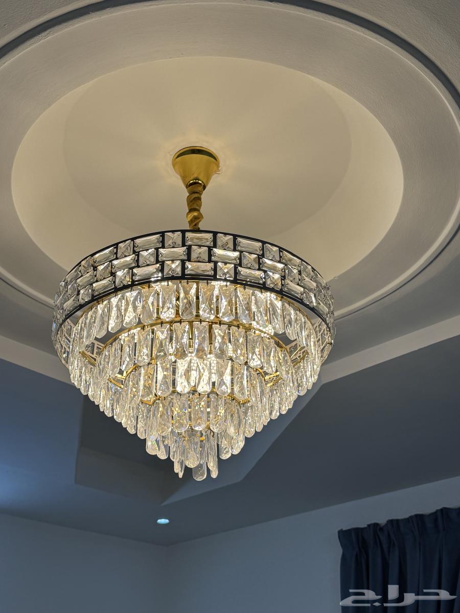 نجفة كرستال ذهبية فاخرة للبيع64479563495171111