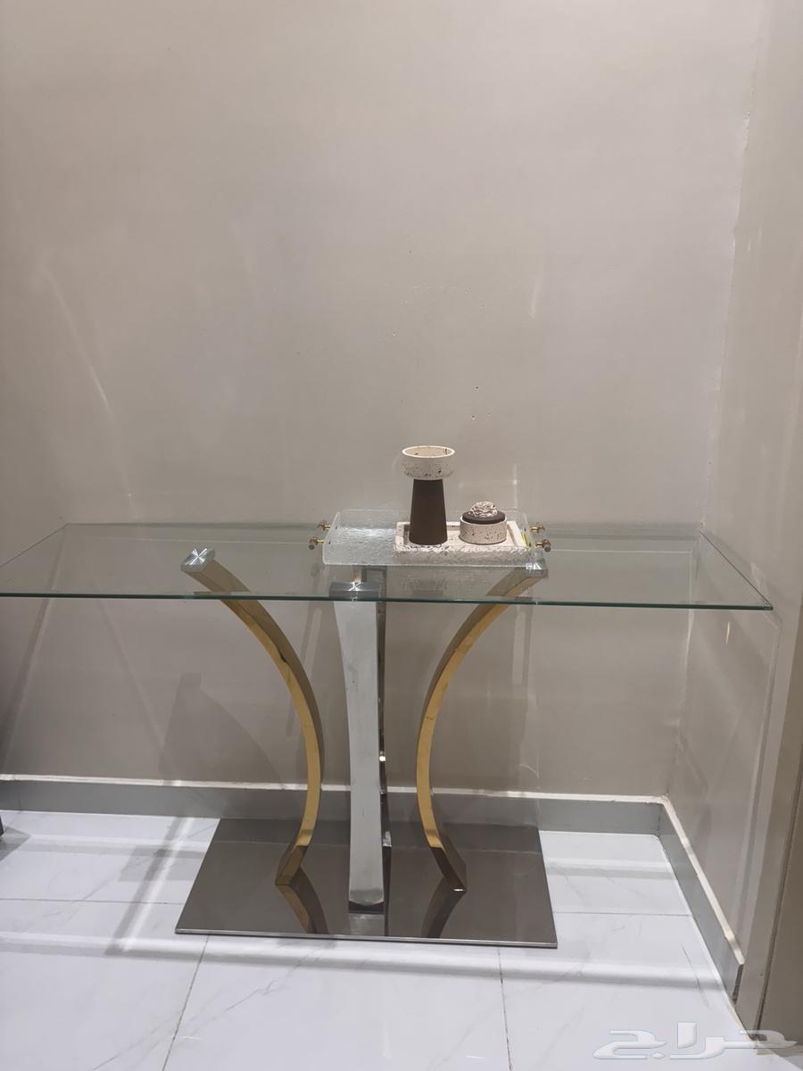 طاولة مدخل مع استيل ذهبي64482023306625110