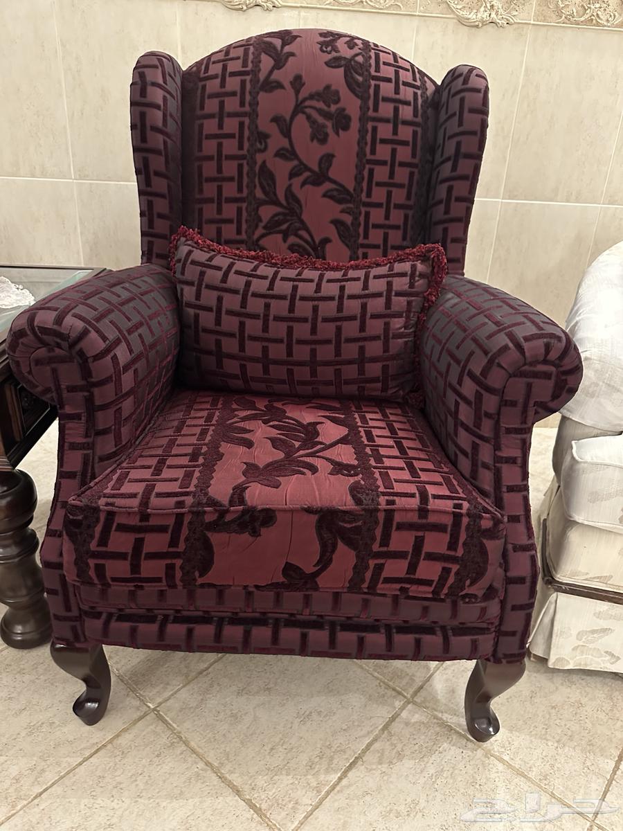 Sofa set for sale with curtain and tables64485175149569111