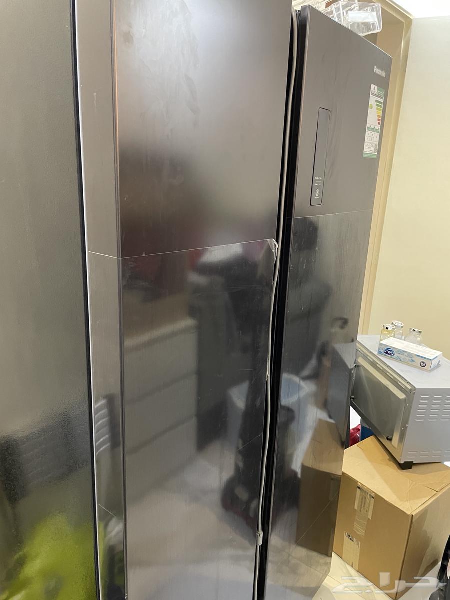 ثلاجة وفريزر شبه جديدة panasonic64480373001601113