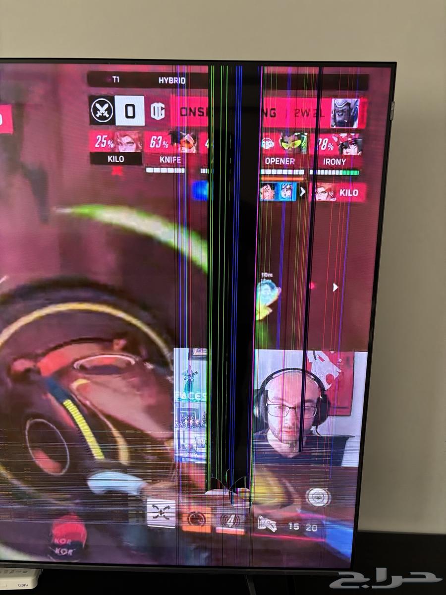 TCL TV with broken screen, 85 inches64482186513921111