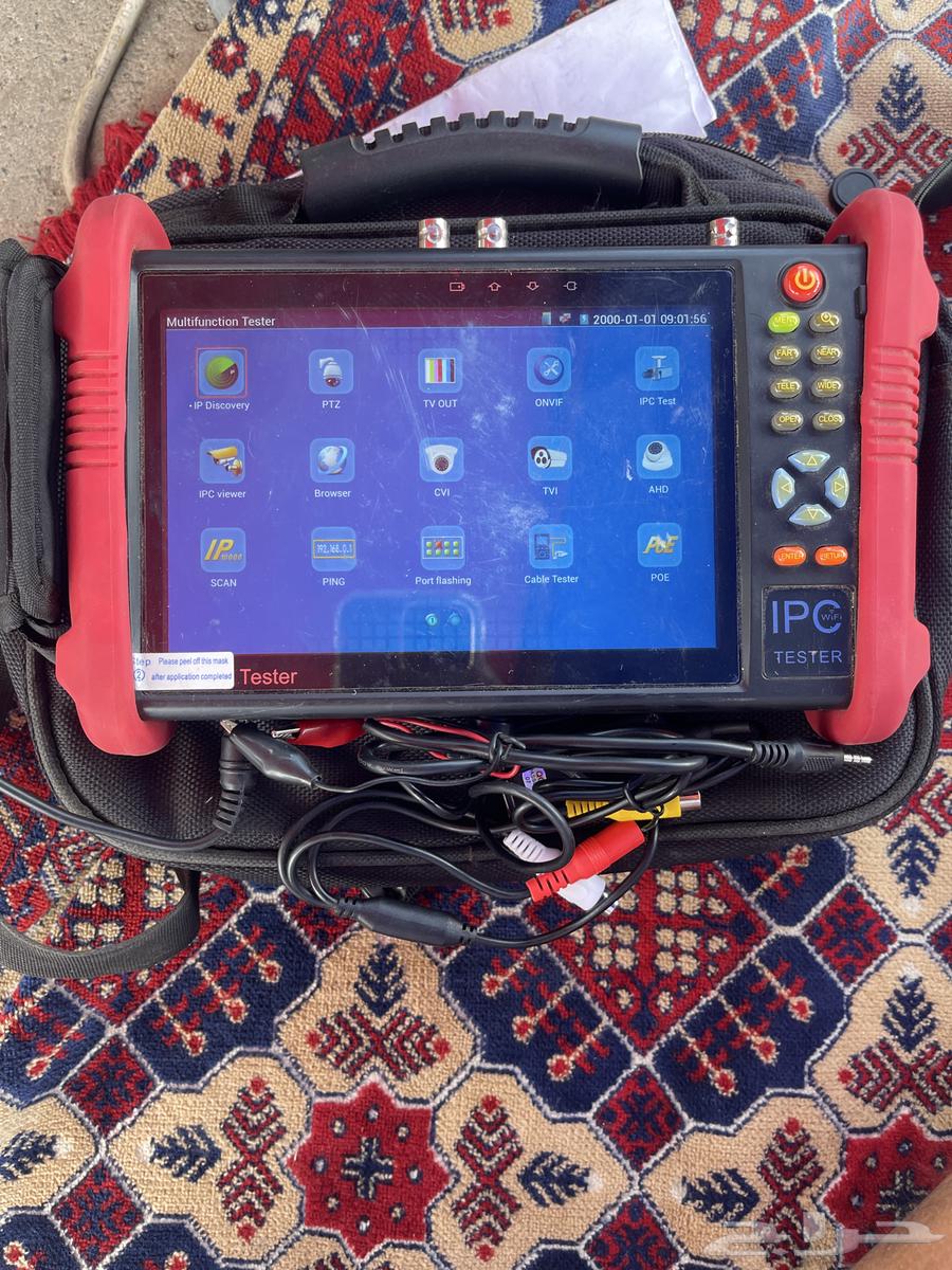 جهاز فحص كاميرات عادي وآي بي شغال على الشرط اغراضه كامله64481777803394110