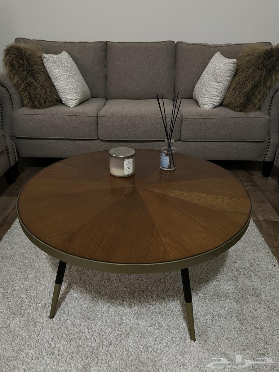 طاولة تلفزيون وطاولة قهوة جديده64483410855682113