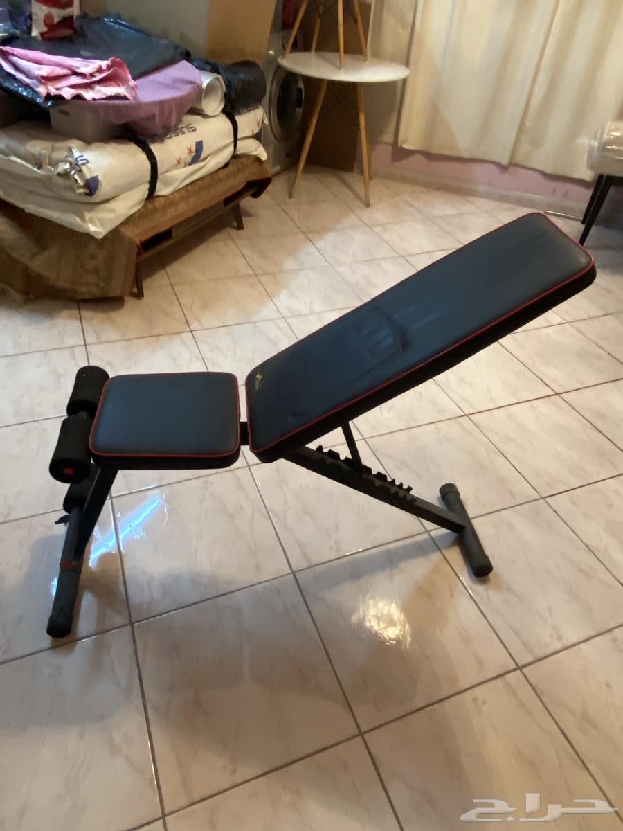 Iron weights with exercise chair64485639843969112