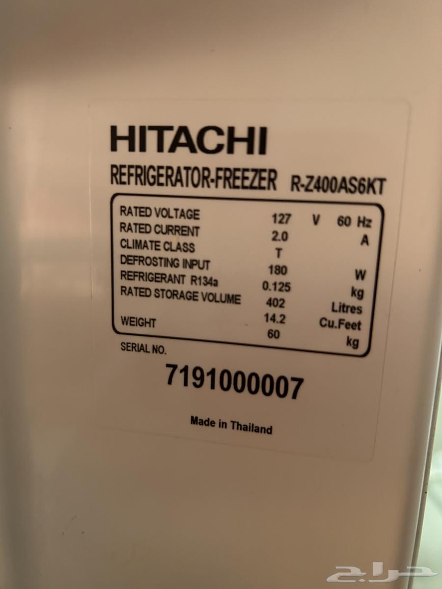 ثلاجة هيتاشي للبيع64484855516290111