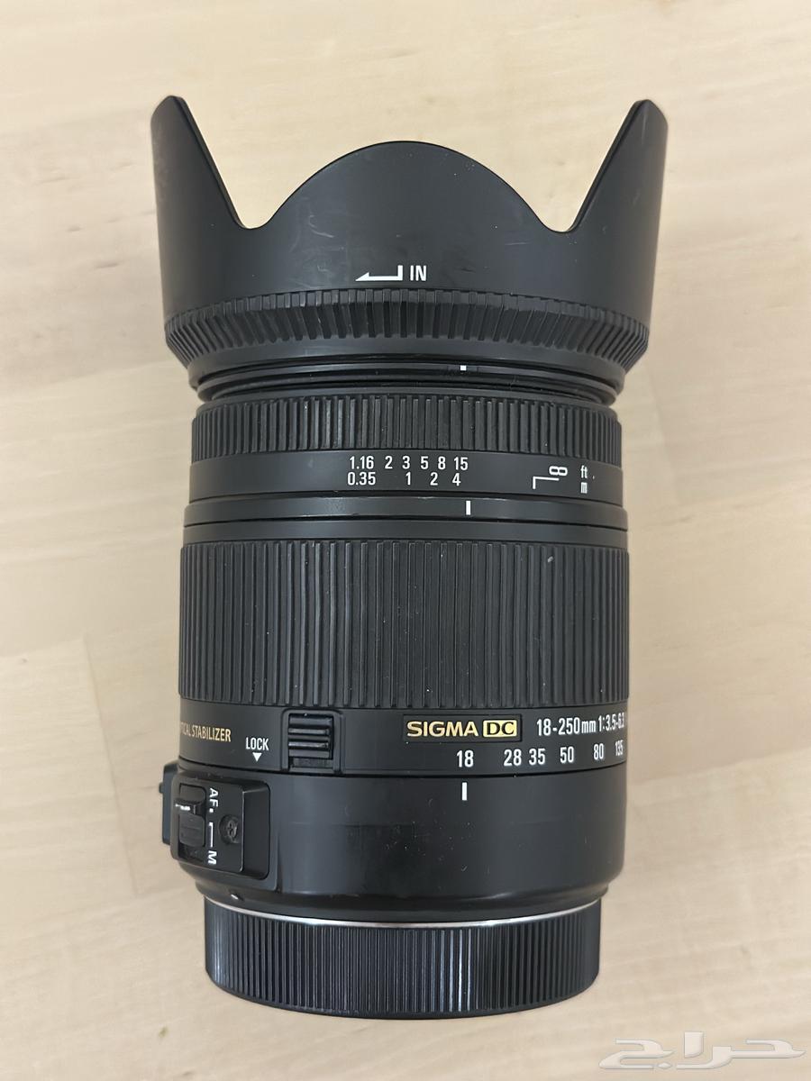 Sigma 18-250mm f 3.5-6.3 DC Macro OS HSM Lens64480579151235110
