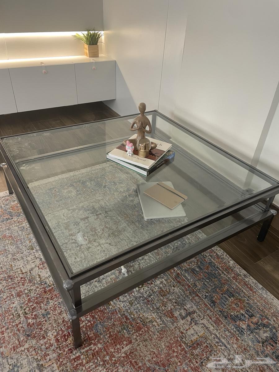 طاوله زجاجيه مزدوجه64484416403971110