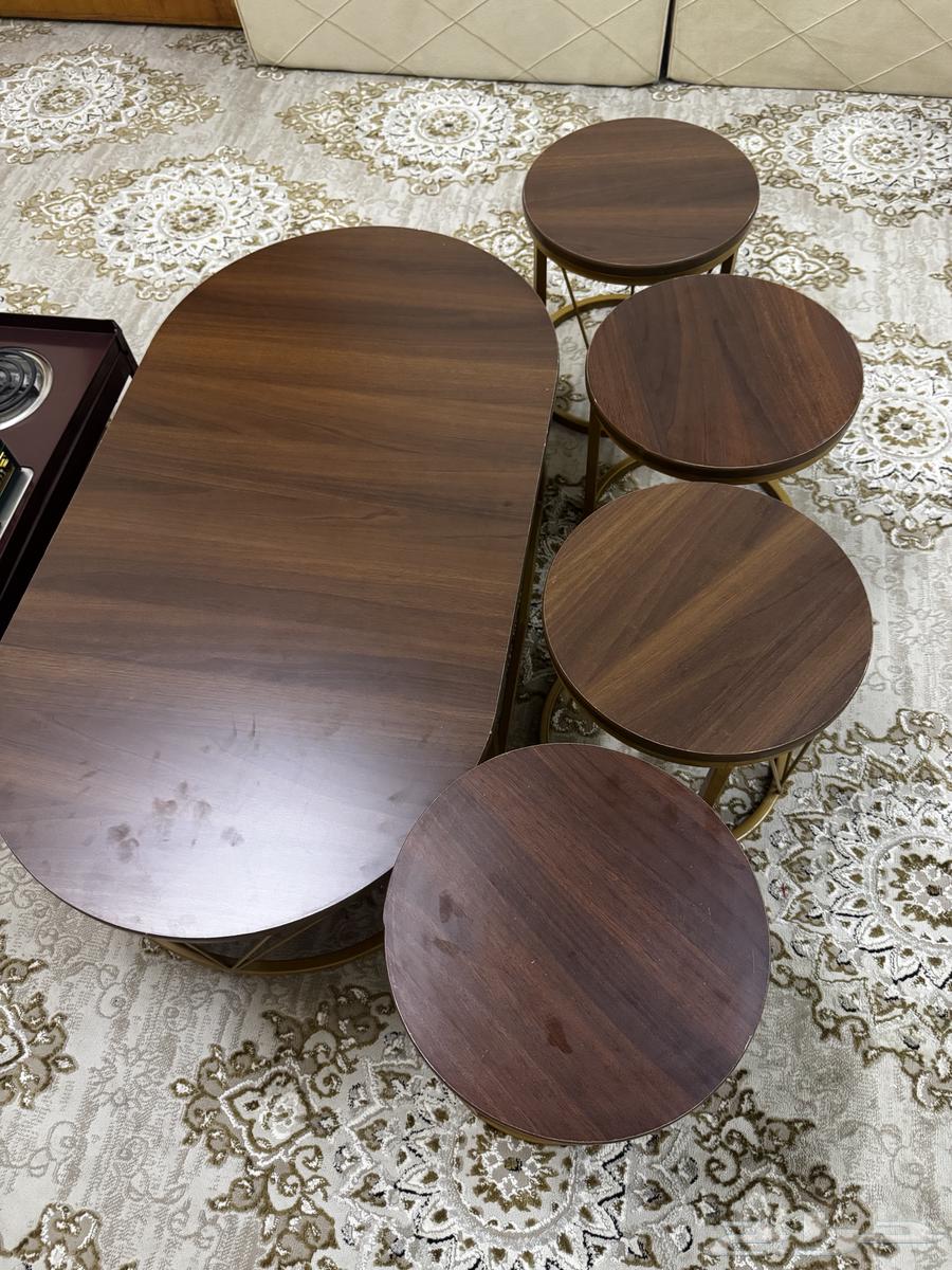 طاولة مجلس ارضيه لون عودي64482525400450112