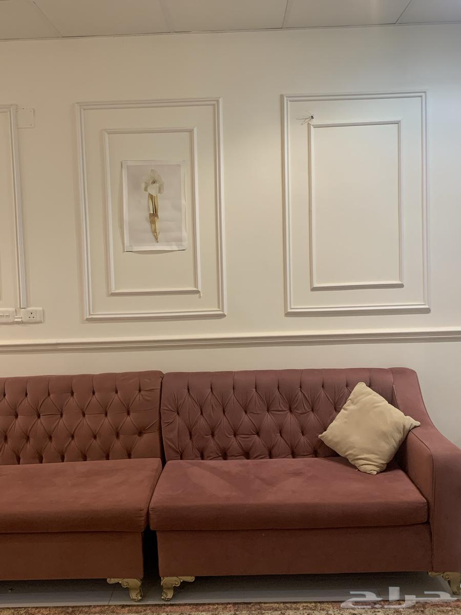 Luxurious large sofa with curtain, excellent condition (negotiable)64481695644801110