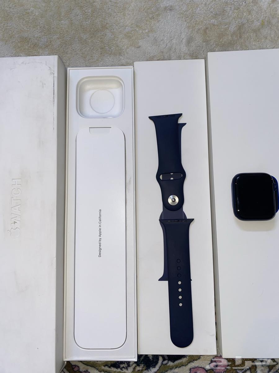 ساعة ابل سيريس 6 مقاس 44   شريحة الكترونيه  Gps64484061168001110