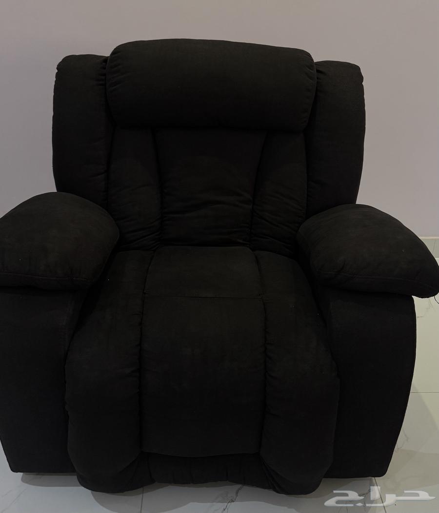 Black Relaxation Chair with Rotation and Vibration Feature64481209796867110