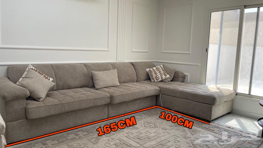 كنب حرف L مع كرسيين مفردة للبيع64481196674819112