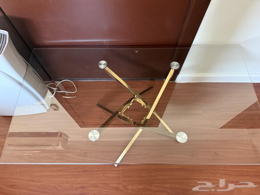 للبيع طاولات صالون زجاج مع ستيل ذهبي64481695735939110