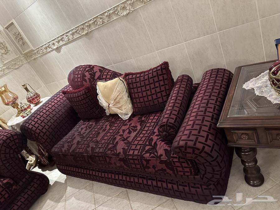 Sofa set for sale with curtain and tables64485175149569113