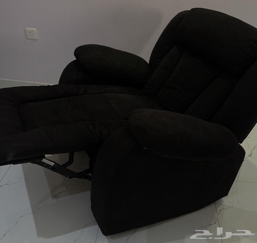 Black Relaxation Chair with Rotation and Vibration Feature64481209796867111
