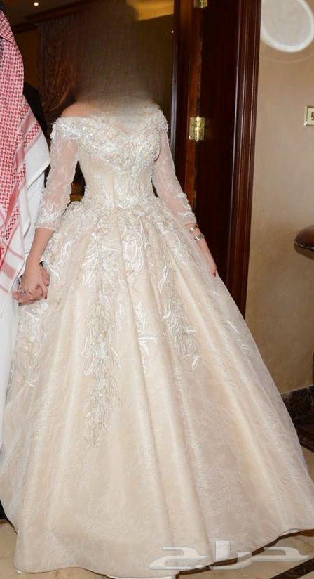 فستان عرس باللون الاوف وايت سايز سمول64481504870659111