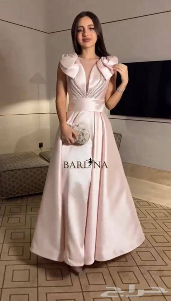 فستان بيبي بينك للأعراس والسهرات64483549637123114