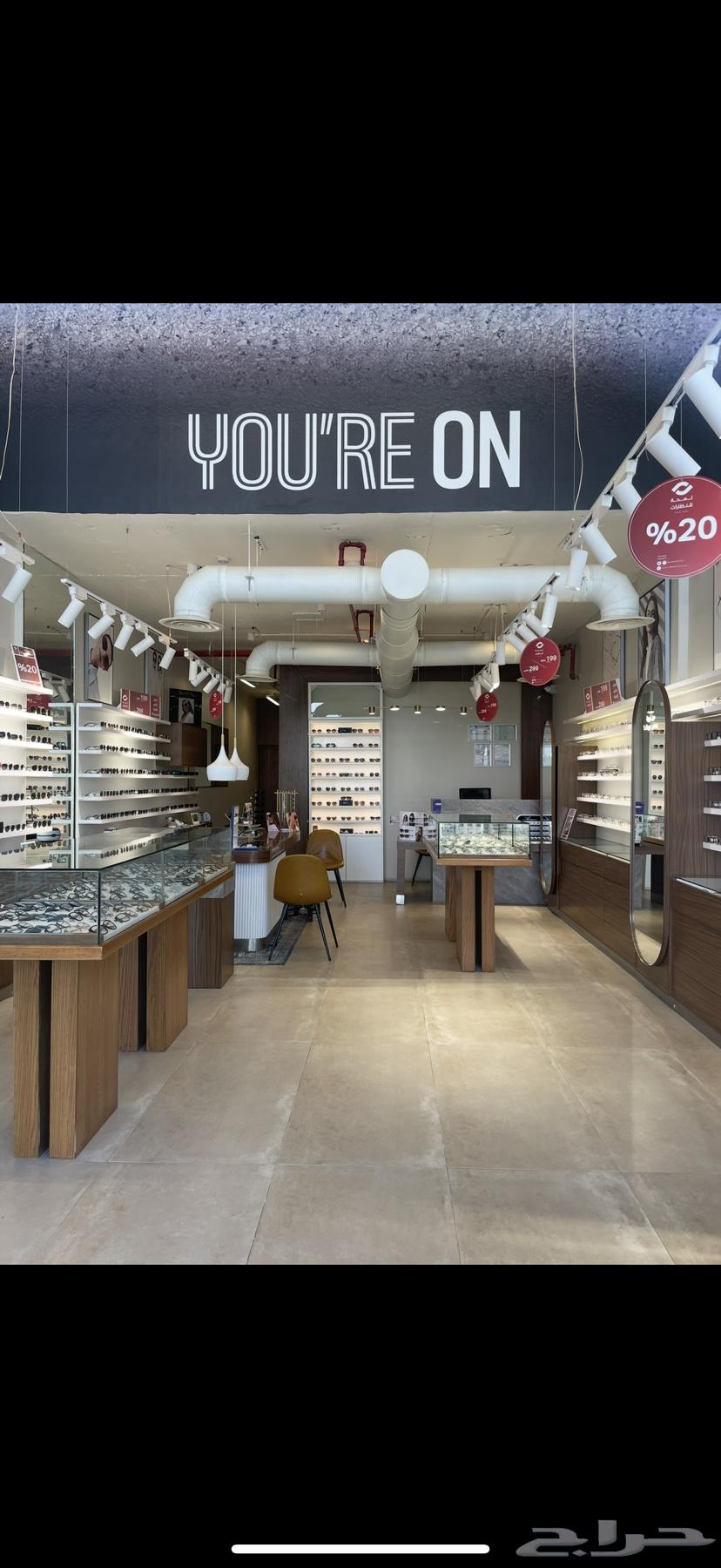 ديكور محل نظارات للبيع كامل64481359521922113