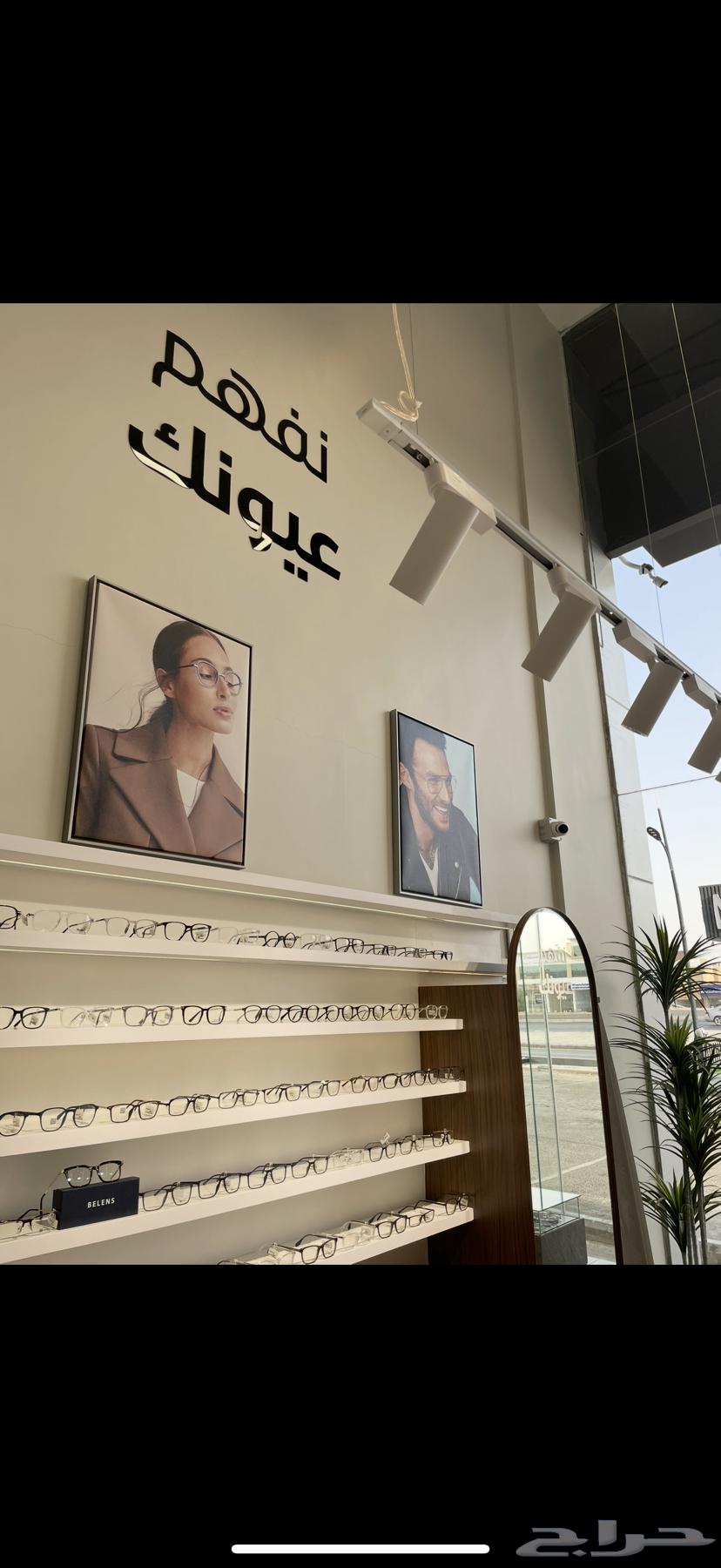 ديكور محل نظارات فاخر للبيع بالرياض64479548961025114