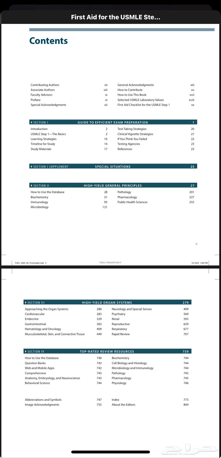 First Aid for the USMLE Step 1 2025 Edition64483660346115112